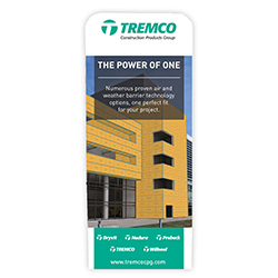 TREMCO CPG - 3' EUROFIT BANNER GRAPHICS ONLY