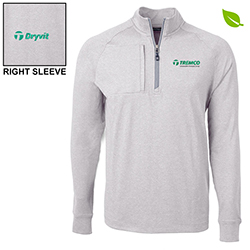 DRYVIT - C&B ADAPT ECO HEATHER 1/4 ZIP, MEN'S