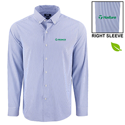 NUDURA - C&B PINSTRIPE DRESS SHIRT, B&T MEN'S