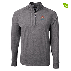 WTC - C&B ADAPT ECO HEATHER 1/4 ZIP, B&T MEN'S