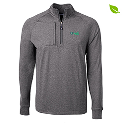 WTI - C&B ADAPT ECO HEATHER 1/4 ZIP, B&T MEN'S